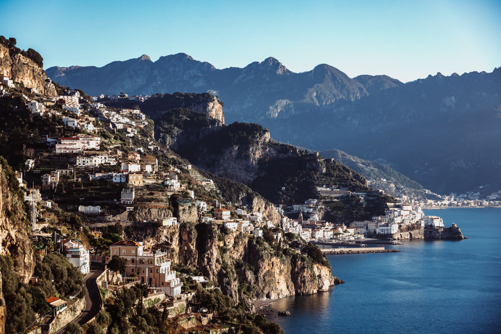Amalfi colorful cliffside villages